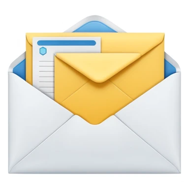 Salary enclosed in an envelope sticker