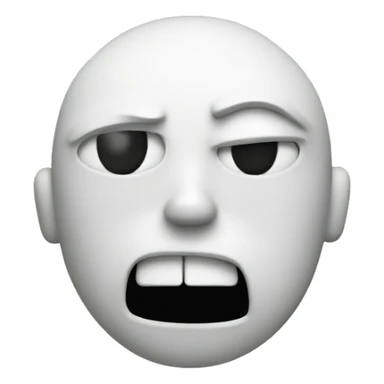 sensor face with mad face sticker