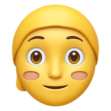 Thoughtful emoji sticker