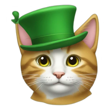 the cat in the green hat sticker