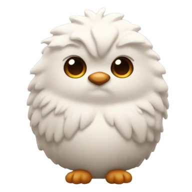 a chouquette with a heart sticker