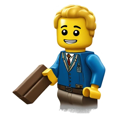 Lego man sticker