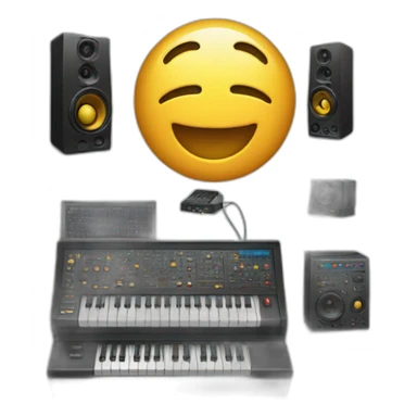 music studio program sticker