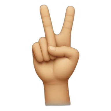 finger pointing to the middle sticker