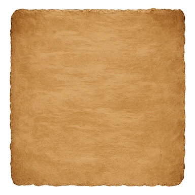 vintage grunge kraft paper edge, hand-painted rough texture, transparent background, no face, no hands, no legs, no characters sticker