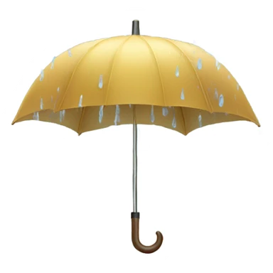 Umbrella raining hard sticker