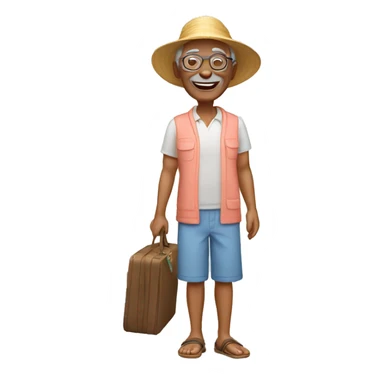 Retired teacher on vacation sticker