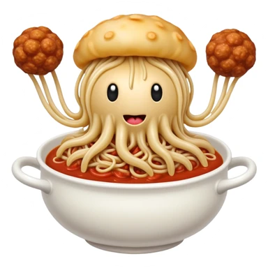 fkying spagetti sticker