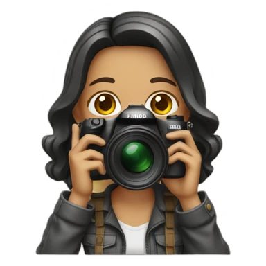 photographer girl sticker