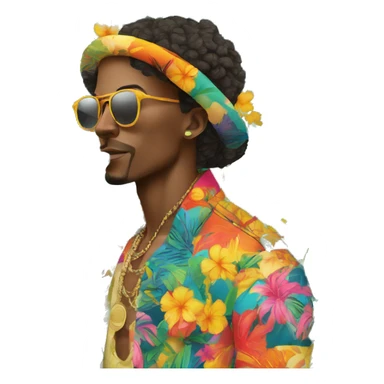 Person vaping wearing a colourful vibrant tropical patchwork of intricate vintage patterns, vape sticker