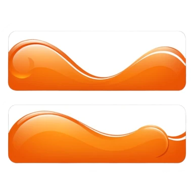 elegant horizontal banner using HEX code #FF6A00 as the color sticker