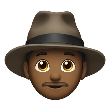 JB wearing fedora hat sticker