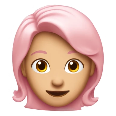 light pink hart sticker