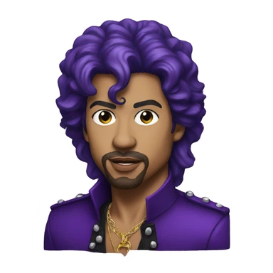 Singer Prince, Purple Rain sticker
