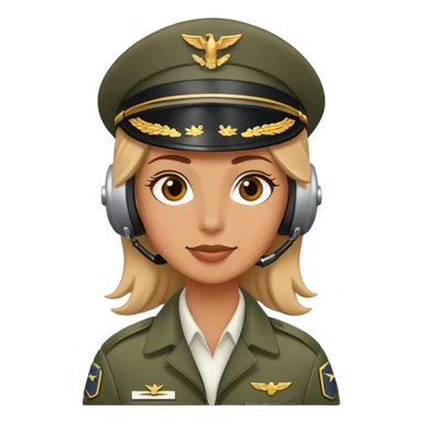 hot female pilot sticker