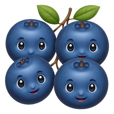 blueberries sticker