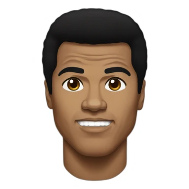 muhammad ali sticker