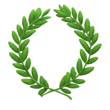laurel wreath sticker