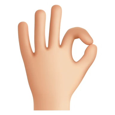 heart with your fingers sticker