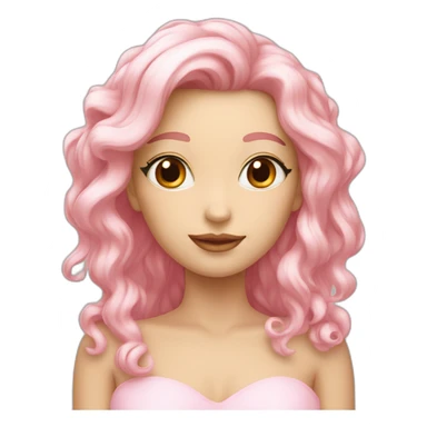 Cœur rose clair sticker