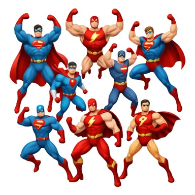 SUperheroes sticker