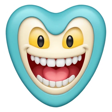 cartoon sticker of a gritting teeth emoji, colorful and cheerful, no text, suitable for WhatsApp and Instagram sticker
