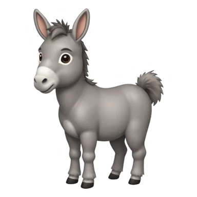 cute donkey sticker