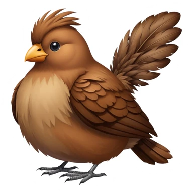 Bird with a big but sticker