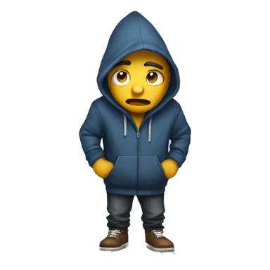 Mad with hoodie  sticker