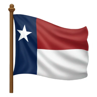 Texas flag emoji sticker