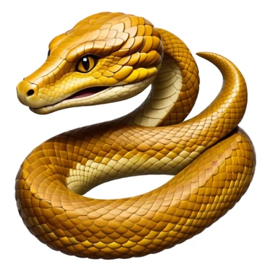 Cinematic Noble Anaconda Portrait Emoji, Poised and imposing, with a massive, sinuous build draped in intricately patterned scales and piercing, focused eyes, Simplified yet sharp and sophisticated features, highly detailed, glowing with a soft, earthy glow, high shine, intelligent and formidable, stylized with an air of primal elegance, focused and mysterious, soft glowing outline, capturing the essence of a watchful jungle guardian that feels as though it could coil out of the screen with effortless authority! sticker