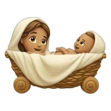 baby jesus Joseph mary sticker