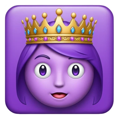 make me emoji purple reminiscent of the name Hünkar sticker