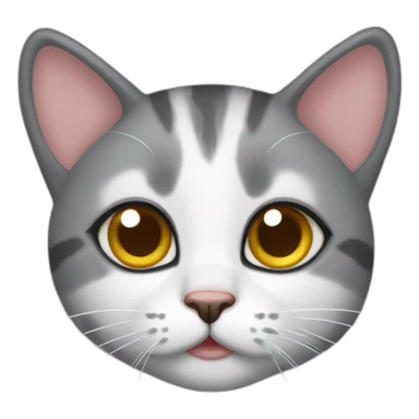 a cute cat looking for cuddles sticker