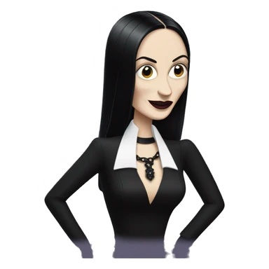 Morticia Addams  sticker