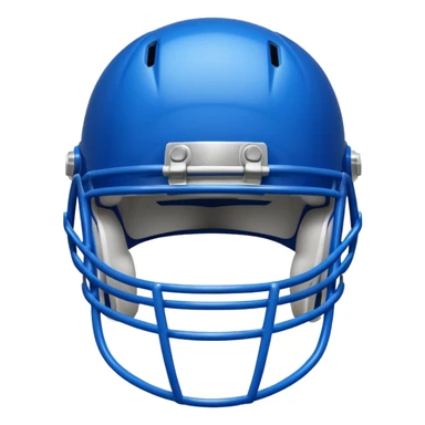 college football player helmets blue sticker