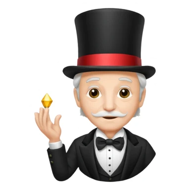 Magician  old man ￼ sticker