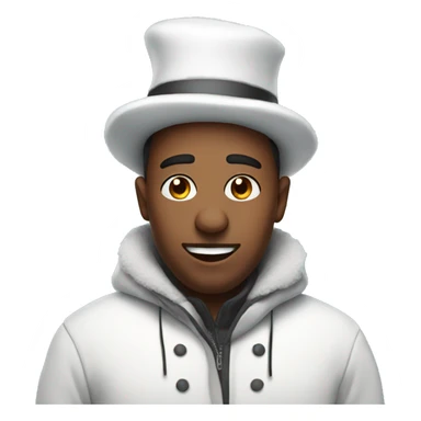 Me as a snowman  sticker