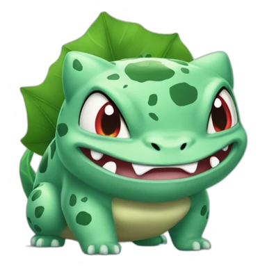 angry Bulbasaur sticker
