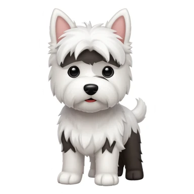 Westie dog sticker