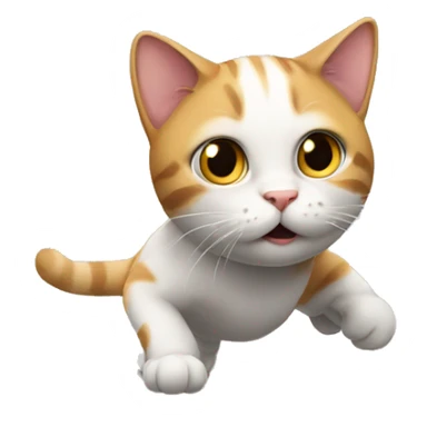 Cat sneaking  sticker