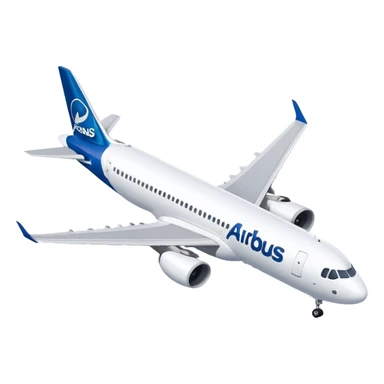 Airbus A320 - Airbus (Model Year: 2022) (Iconic colour: White) sticker