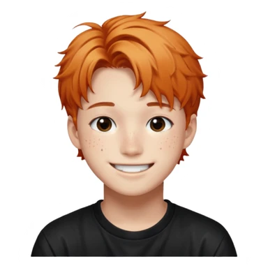 Felix from Stray Kids, K-pop idol with freckles sticker