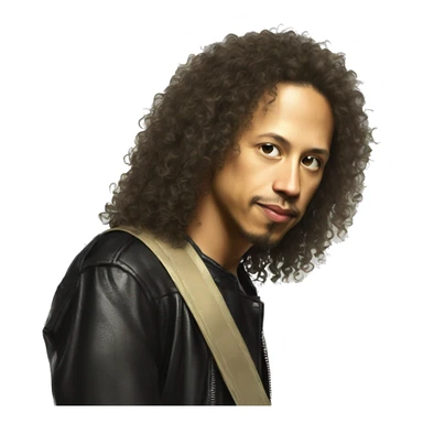 Young Kirk Hammett sticker