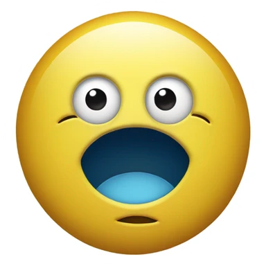 Jellow dot emoji judging someone cringe with eyes sticker