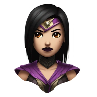 Very Sad Mileena Mortal Kombat X sticker