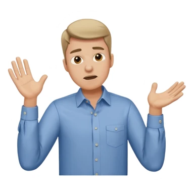 A man throwing papers in the air, frust sticker