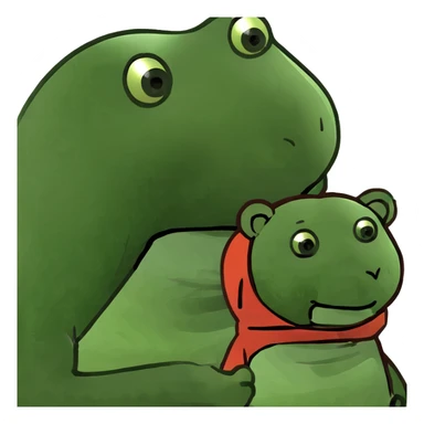 Fat baby crying  sticker