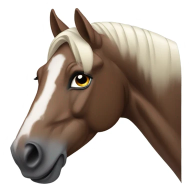 head of a racing horse sticker