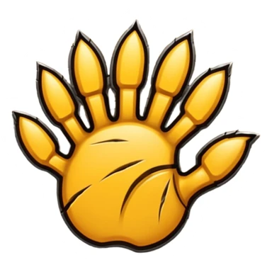 Claw scratch mark sticker